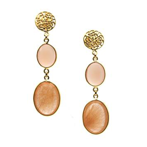 Moonstone And Rutile Earrings Robert S Fine Jewelry Houston