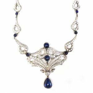 Sapphire-diamond-necklace